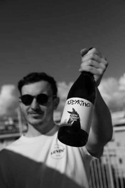 Presenting the Wine Donkey Assyrtiko bottle—bold Greek labeling and a crisp taste born from the Peloponnesian terroir